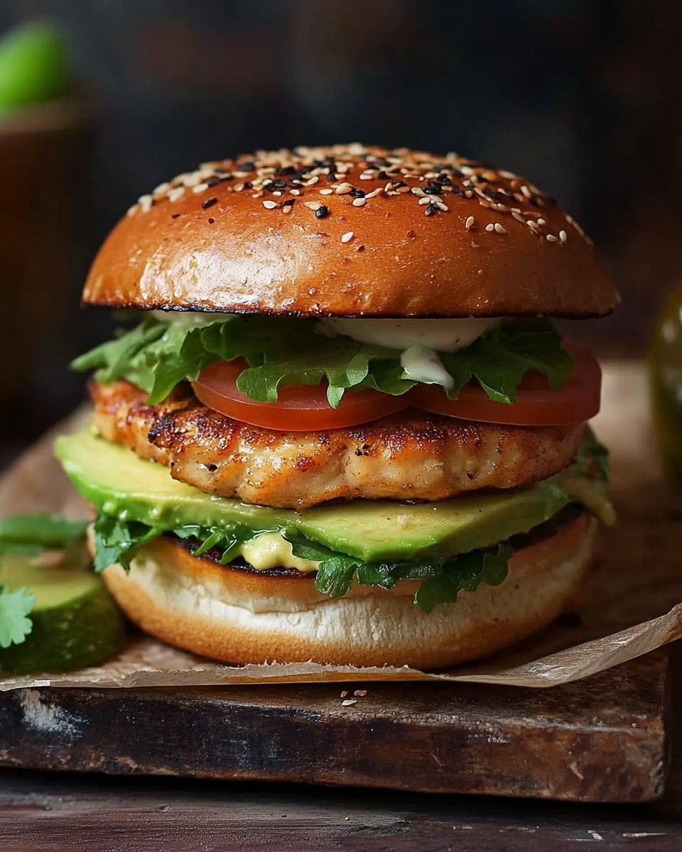 Avocado Chicken Burger