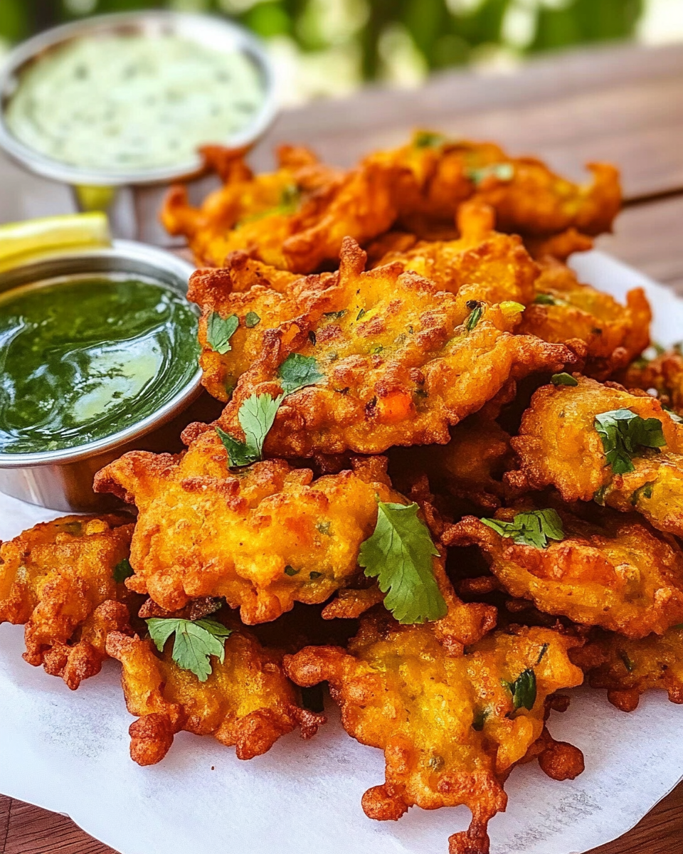 Crispy Indian Vegetable Pakoras