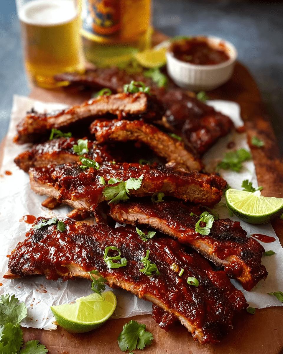 Fall-Apart Chipotle BBQ Pork Ribs