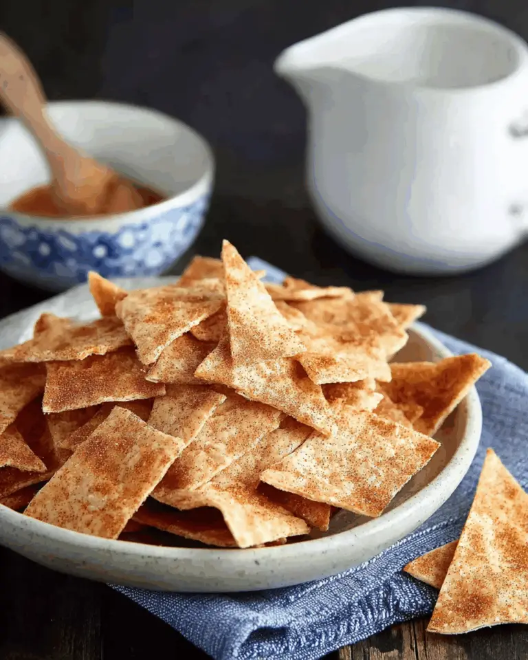 Cinnamon Sugar Tortilla Crisps