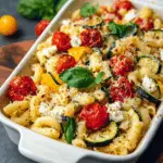 Baked Feta Pasta with Roasted Veggies