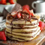 Nutella Stuffed Pancakes