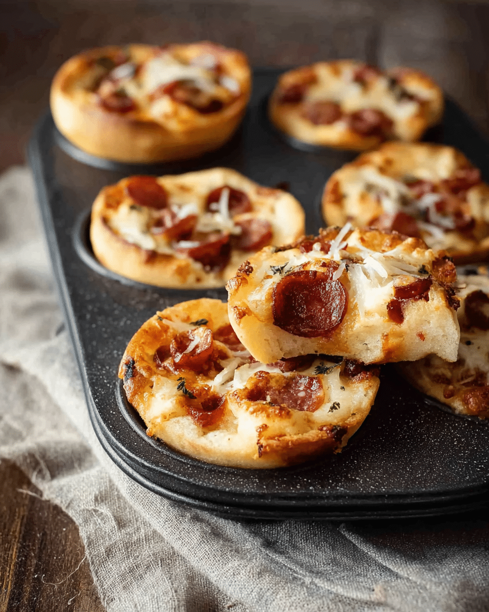 Garlic Bread Mini Pizzas