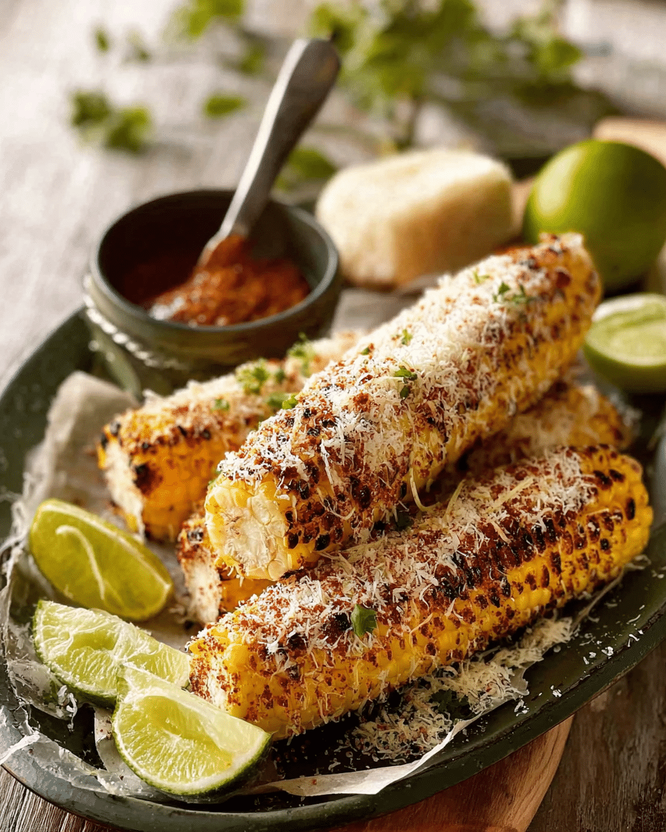 Grilled Mexican Corn with Chipotle Adobo Sauce