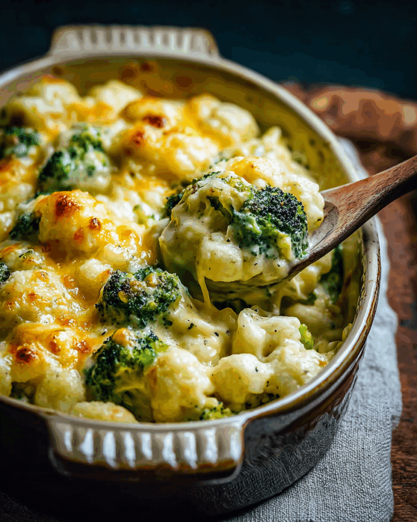 Broccoli Cauliflower Cheese Casserole