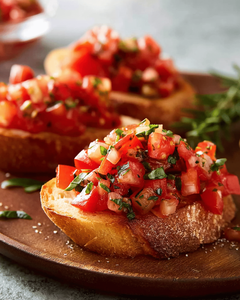 Tomato Basil Bruschetta