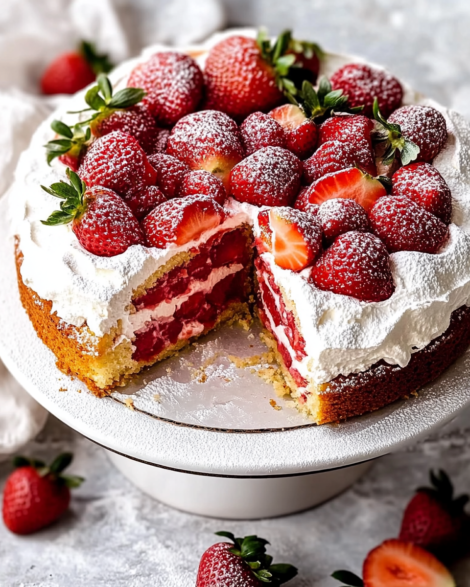 Easy Strawberry Cake