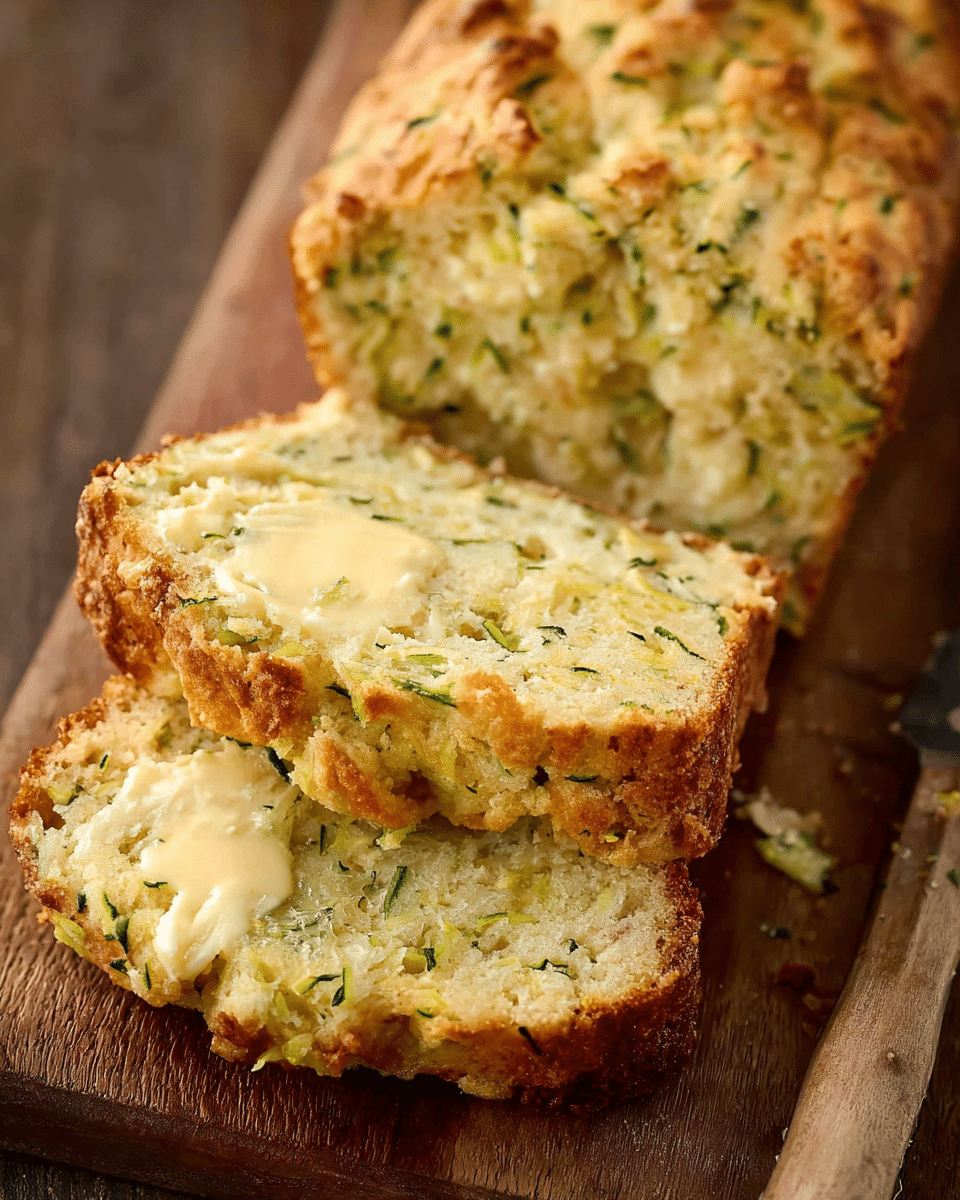 Cheesy Zucchini Bread