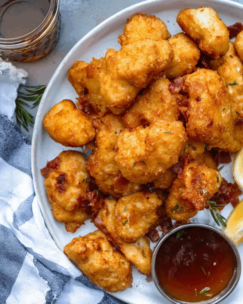 Pancake Battered Chicken Nuggets