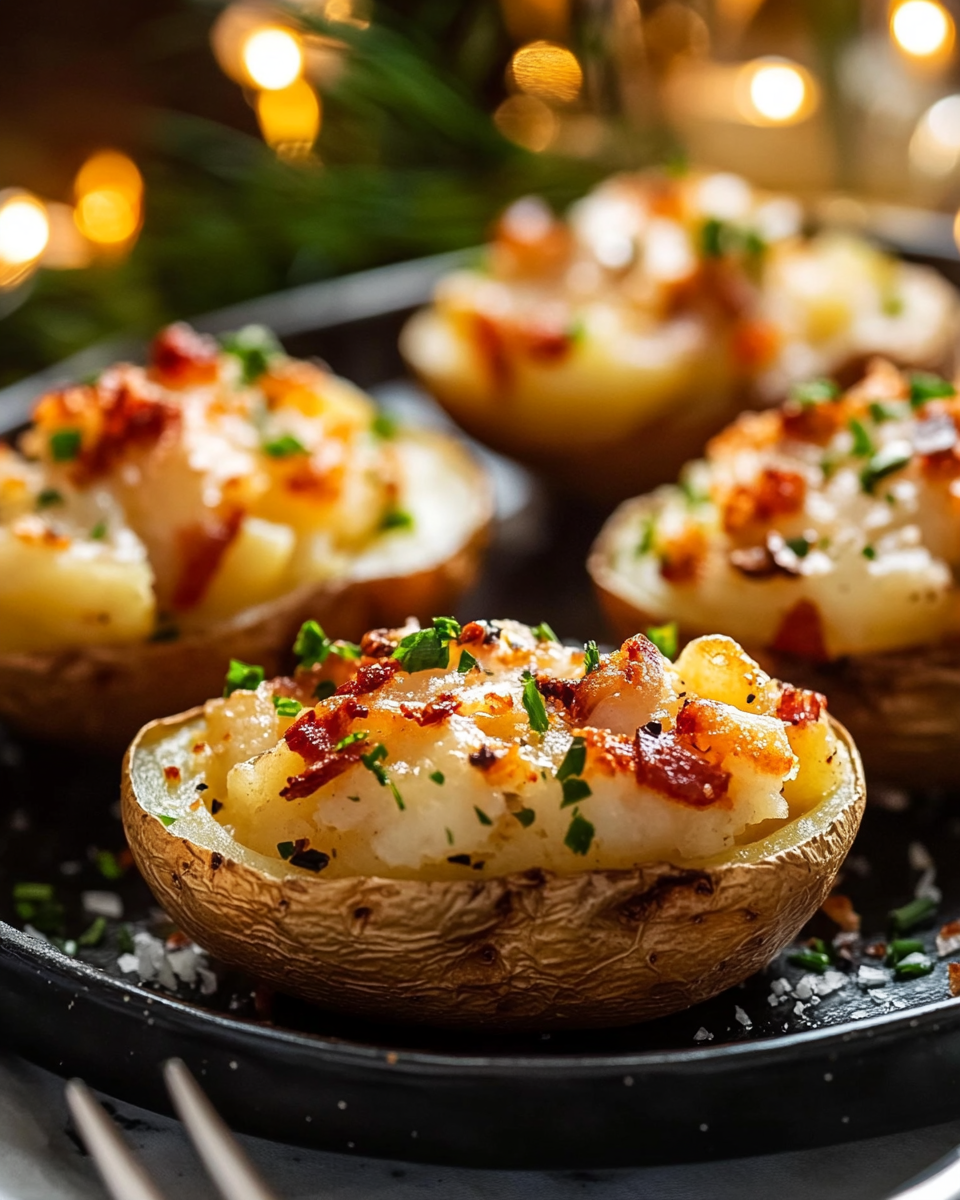Twice Baked Stuffed Potatoes
