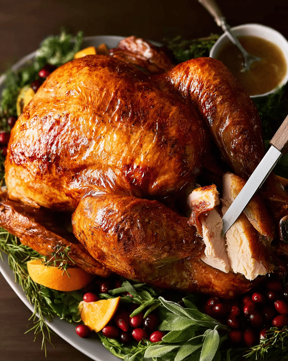 Dry Brined Roast Turkey