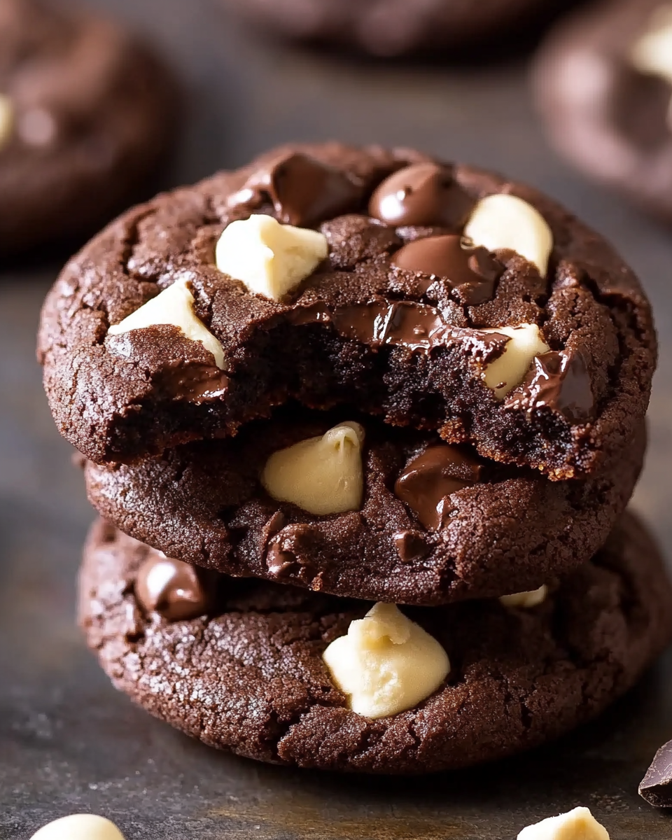 Outrageous Triple Chocolate Cookies