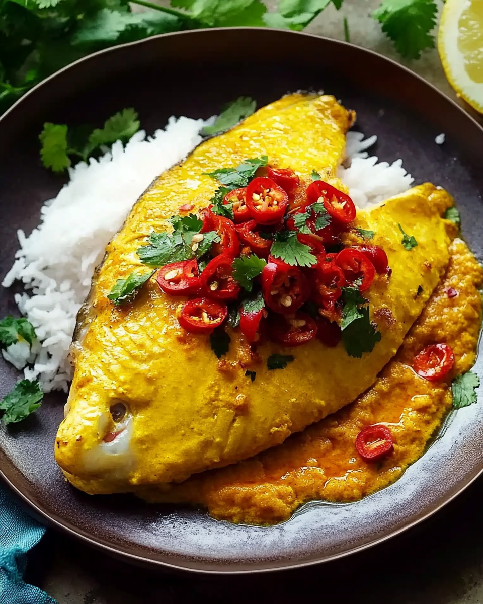 Golden Turmeric Indonesian Fish