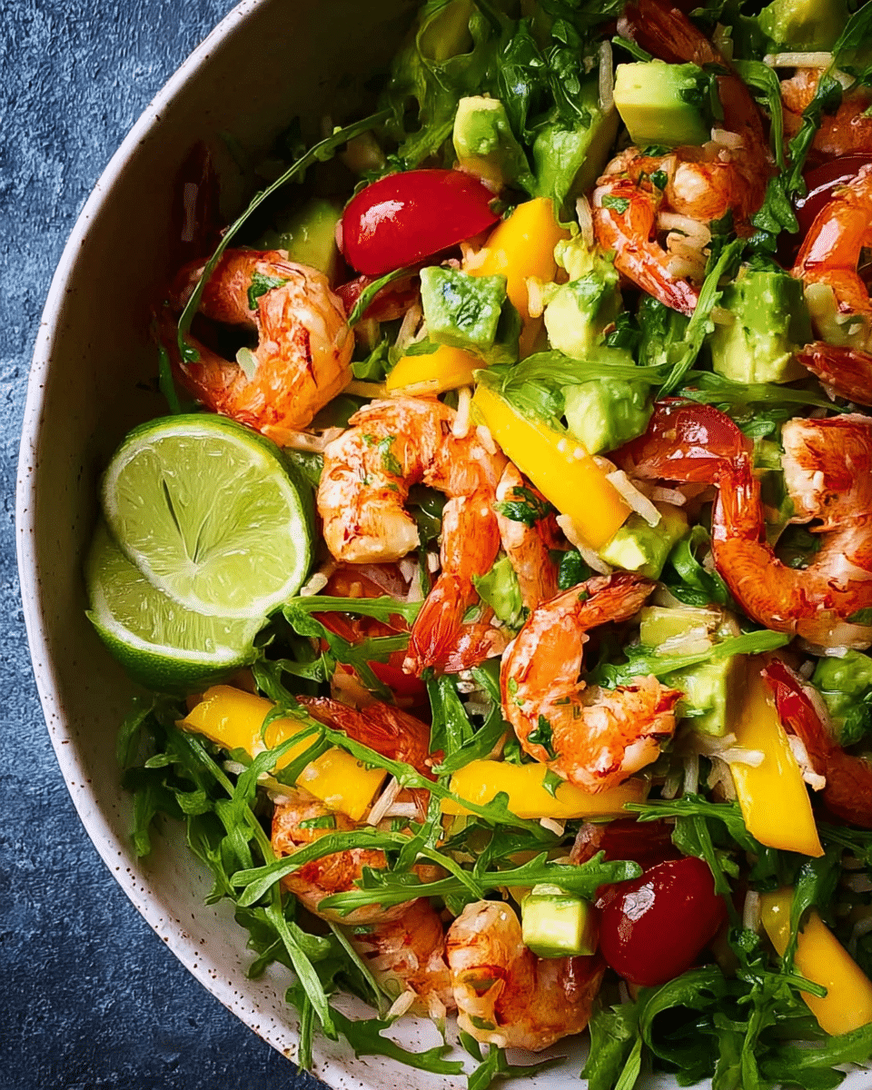 Prawn Mango Avocado Summer Salad