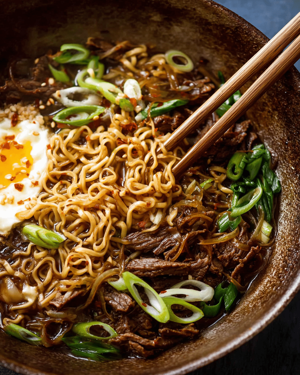 Asian Beef and Noodles