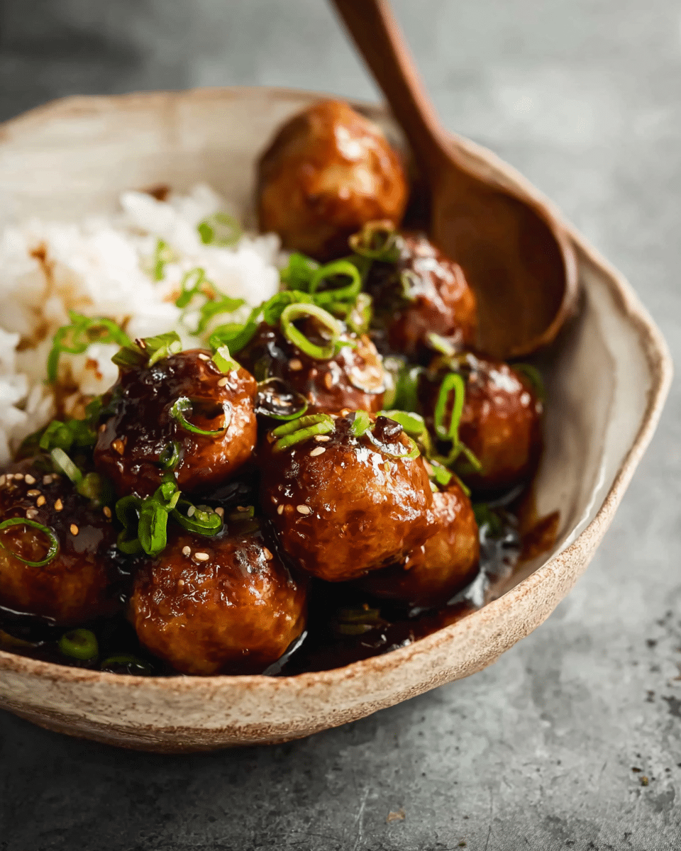 Teriyaki Chicken Meatballs