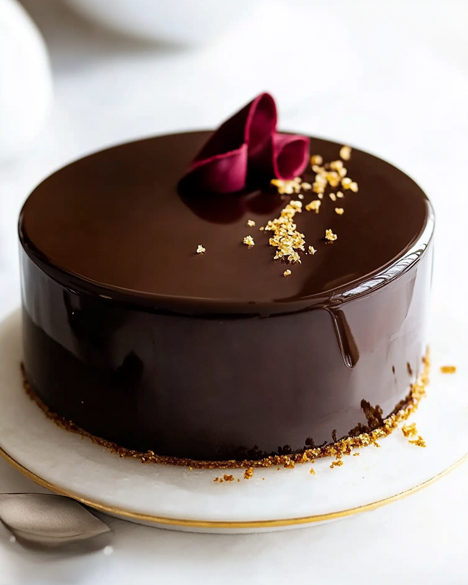 Chocolate Mirror Glaze