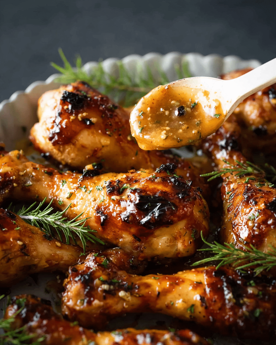 Honey Mustard Baked Chicken Drumsticks