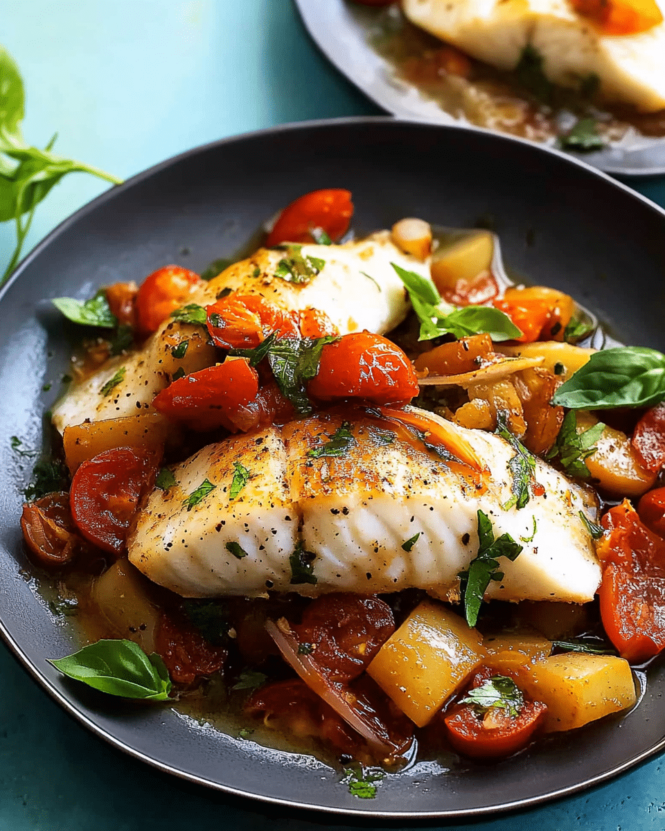 Acqua Pazza (Italian Poached Fish)