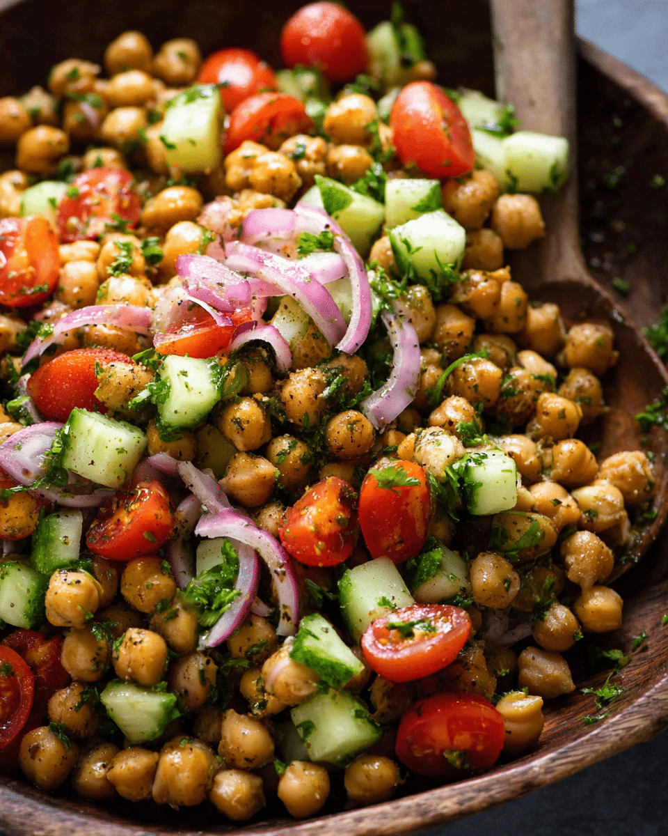 Middle Eastern Spiced Chickpea Salad