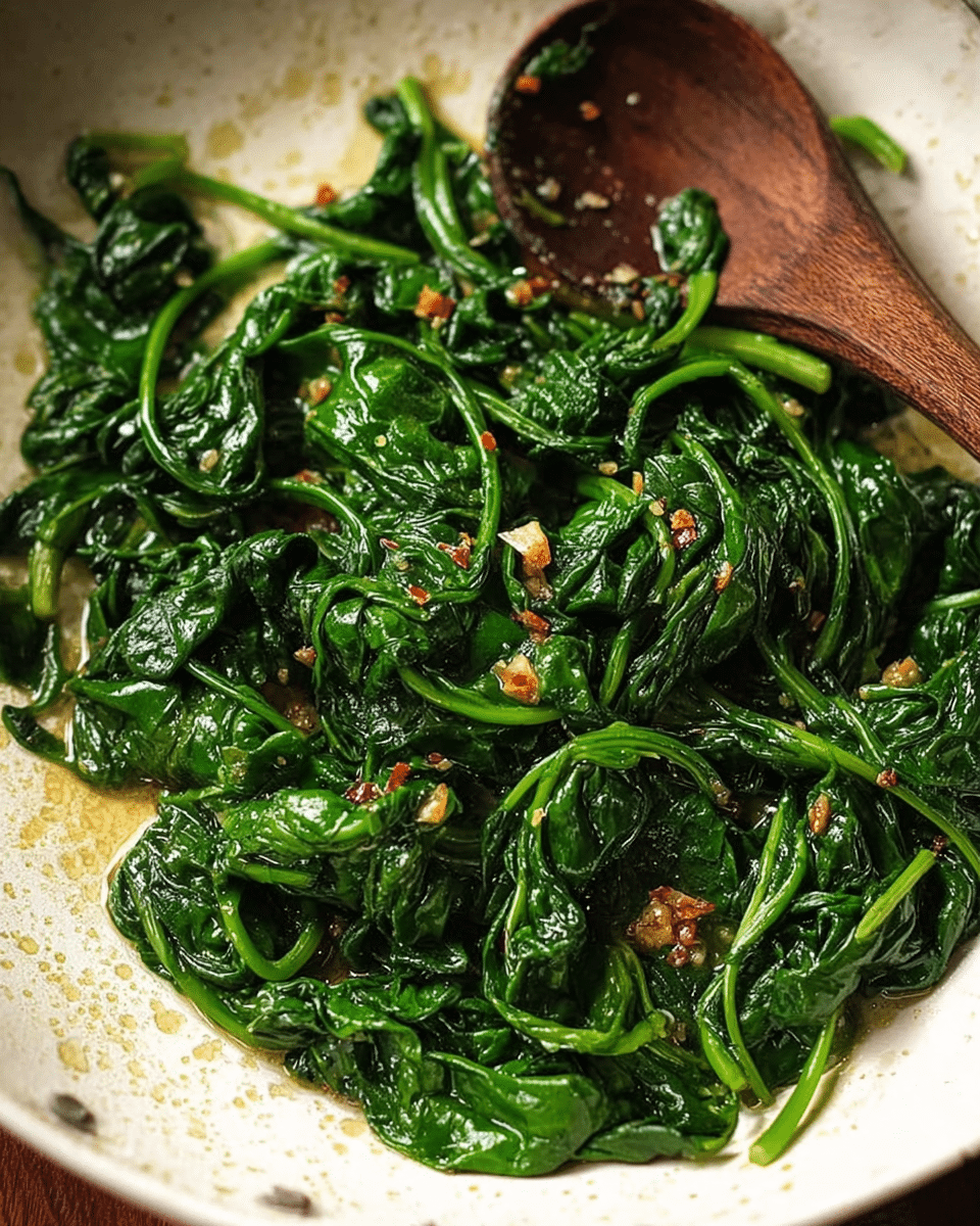 Garlic Sauteed Spinach
