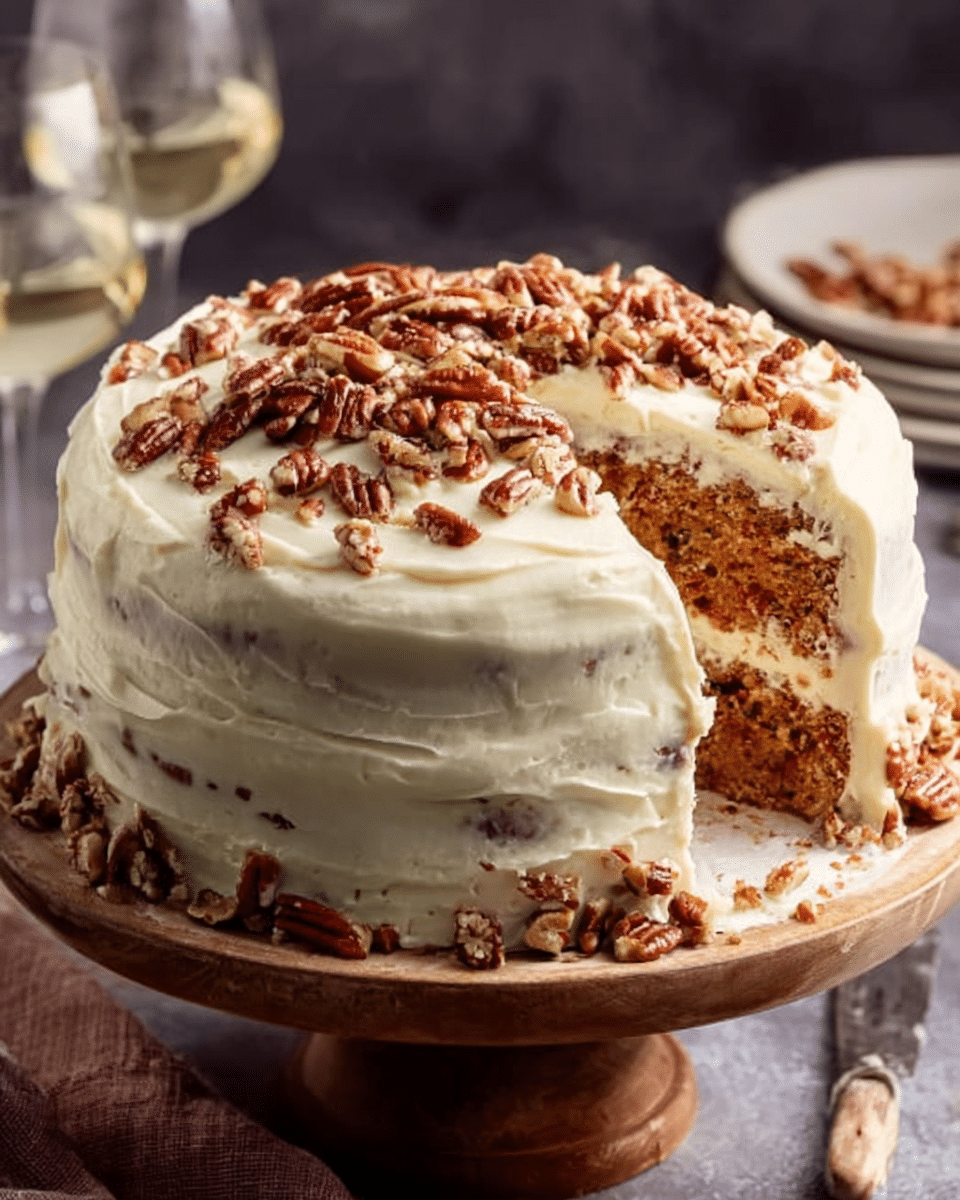 Butter Pecan Layer Cake