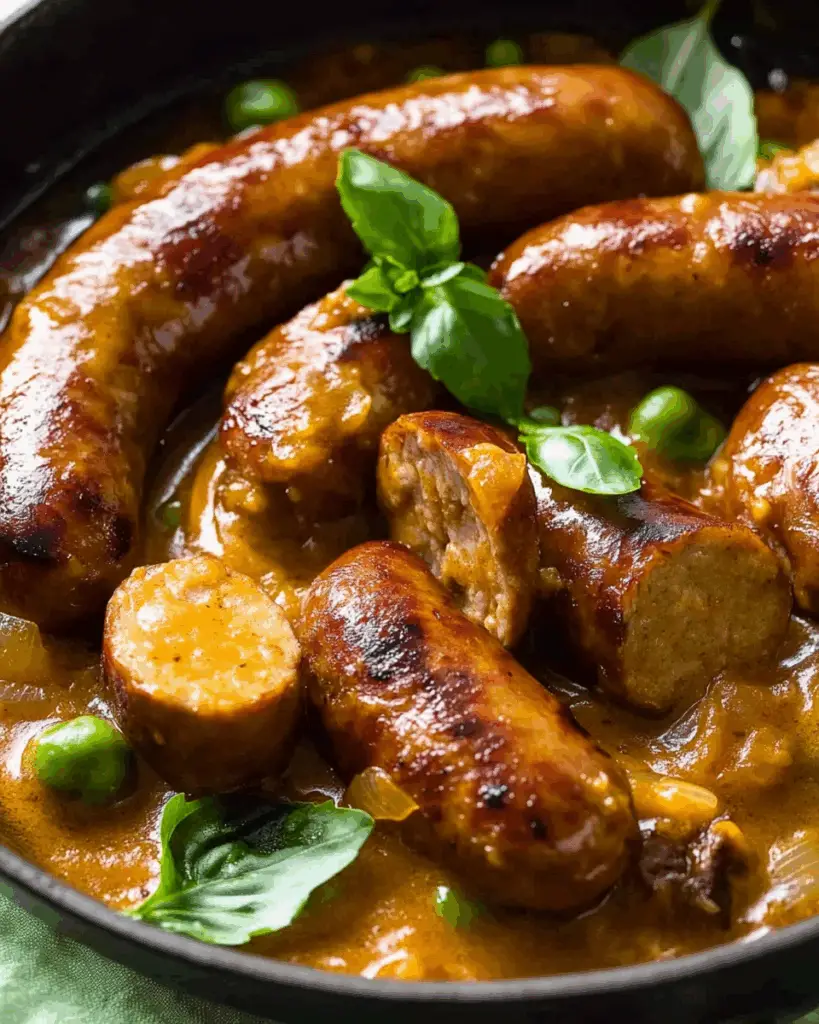 Curried Sausages