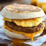 Homemade Sausage Egg McMuffin