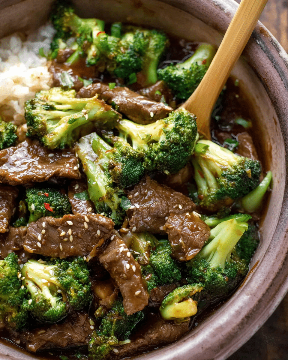 Chinese Beef and Broccoli (Extra Saucy Take-Out Style)