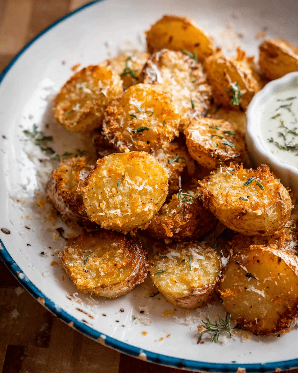 Crispy Roasted Parmesan Potatoes