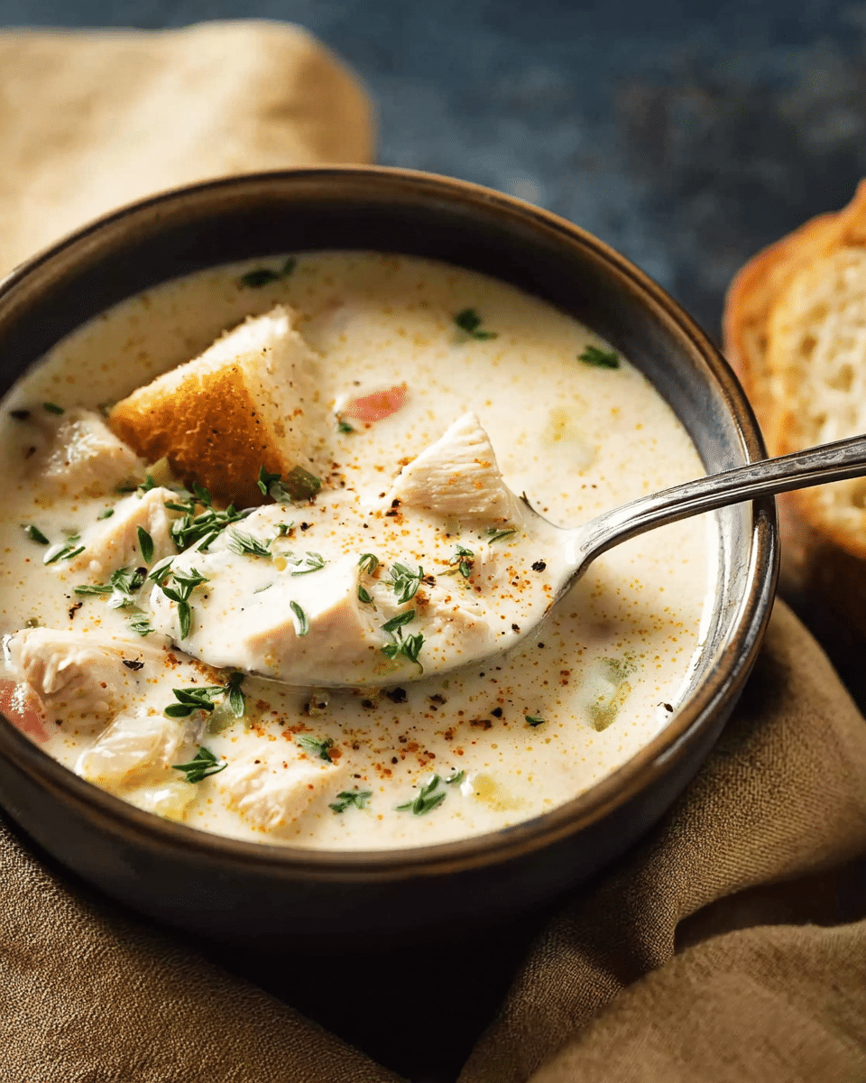 Homemade Creamy Chicken Soup