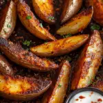 Seasoned Oven Baked Potato Wedges