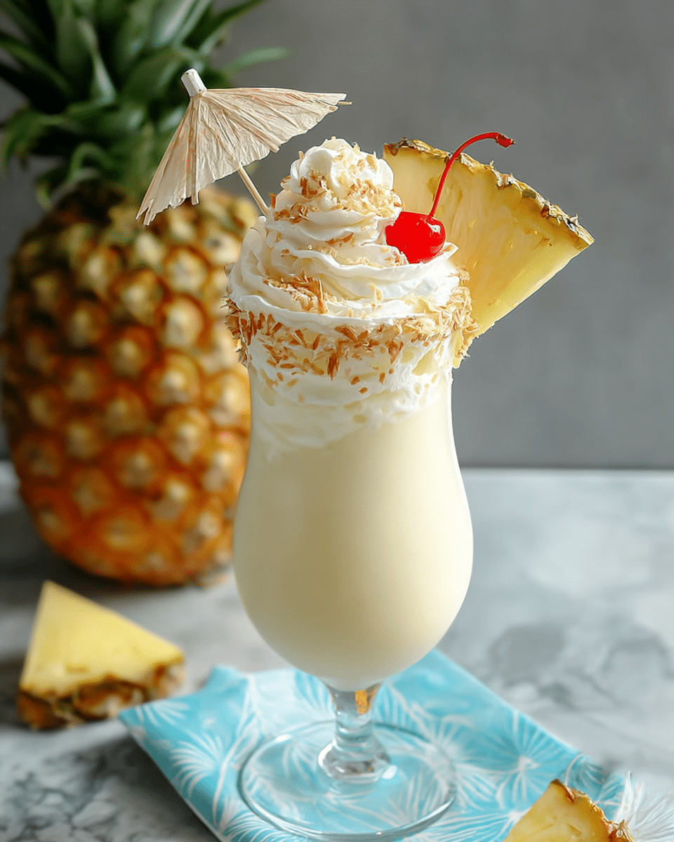Pina Colada Milkshakes