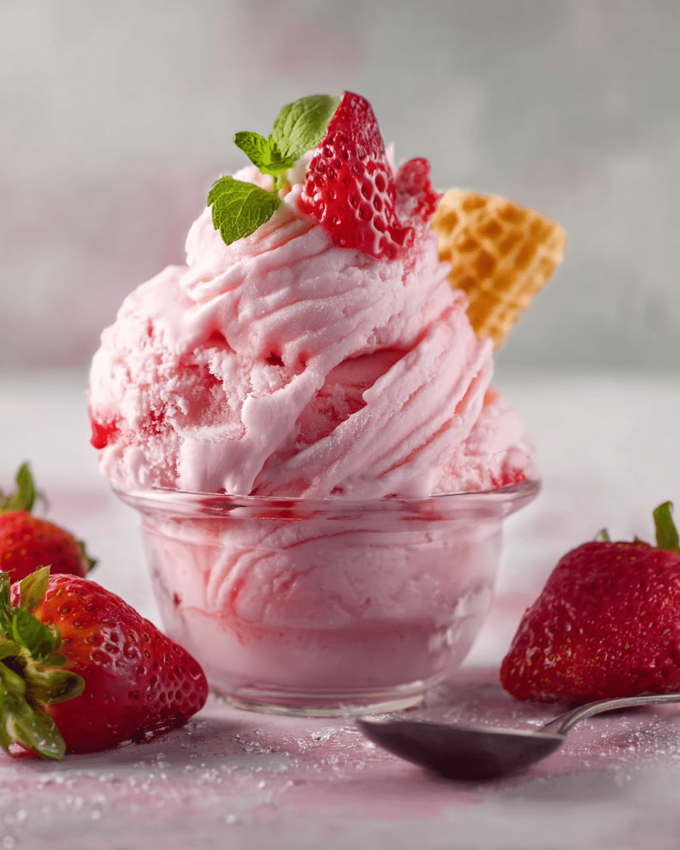 Strawberry Frozen Yogurt