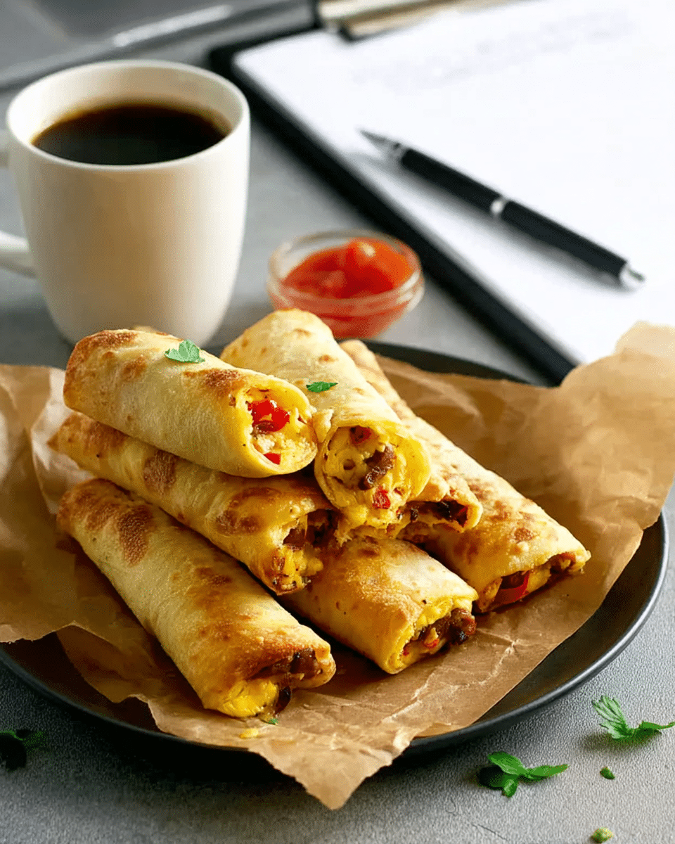 Spicy Italian Breakfast Roll-Ups