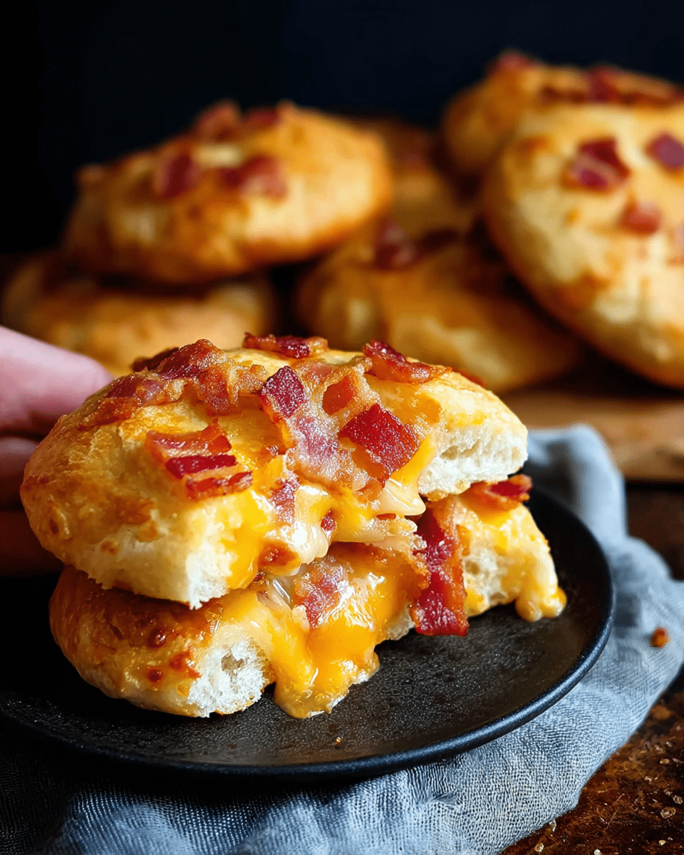 Double Cheese Bacon Rolls