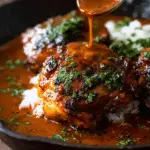 Sticky Chicken Thighs