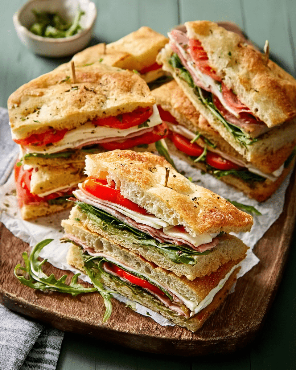 Focaccia Sandwiches