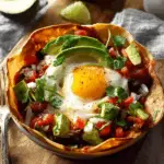 Huevos Rancheros Tortilla Bowls