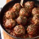 Oven Baked Italian Meatballs
