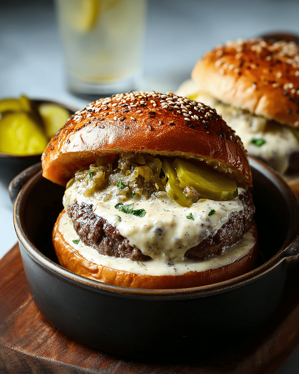 Creamy Burger Sauce with Tangy Pickle Relish