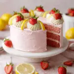 Strawberry Lemon Layer Cake