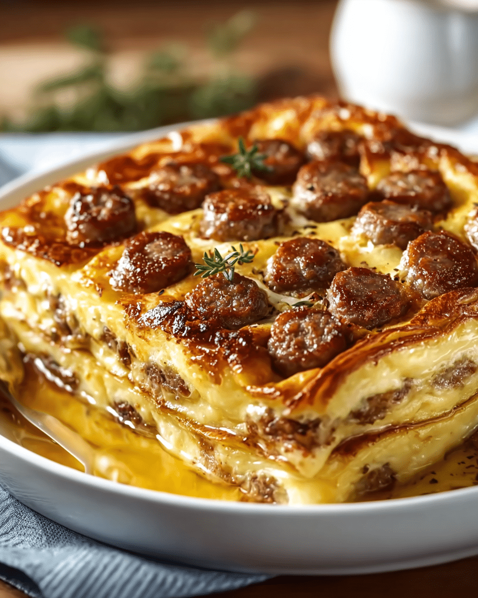 Pancake Sausage Casserole