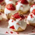 5-Ingredient Strawberry Shortcake Bites