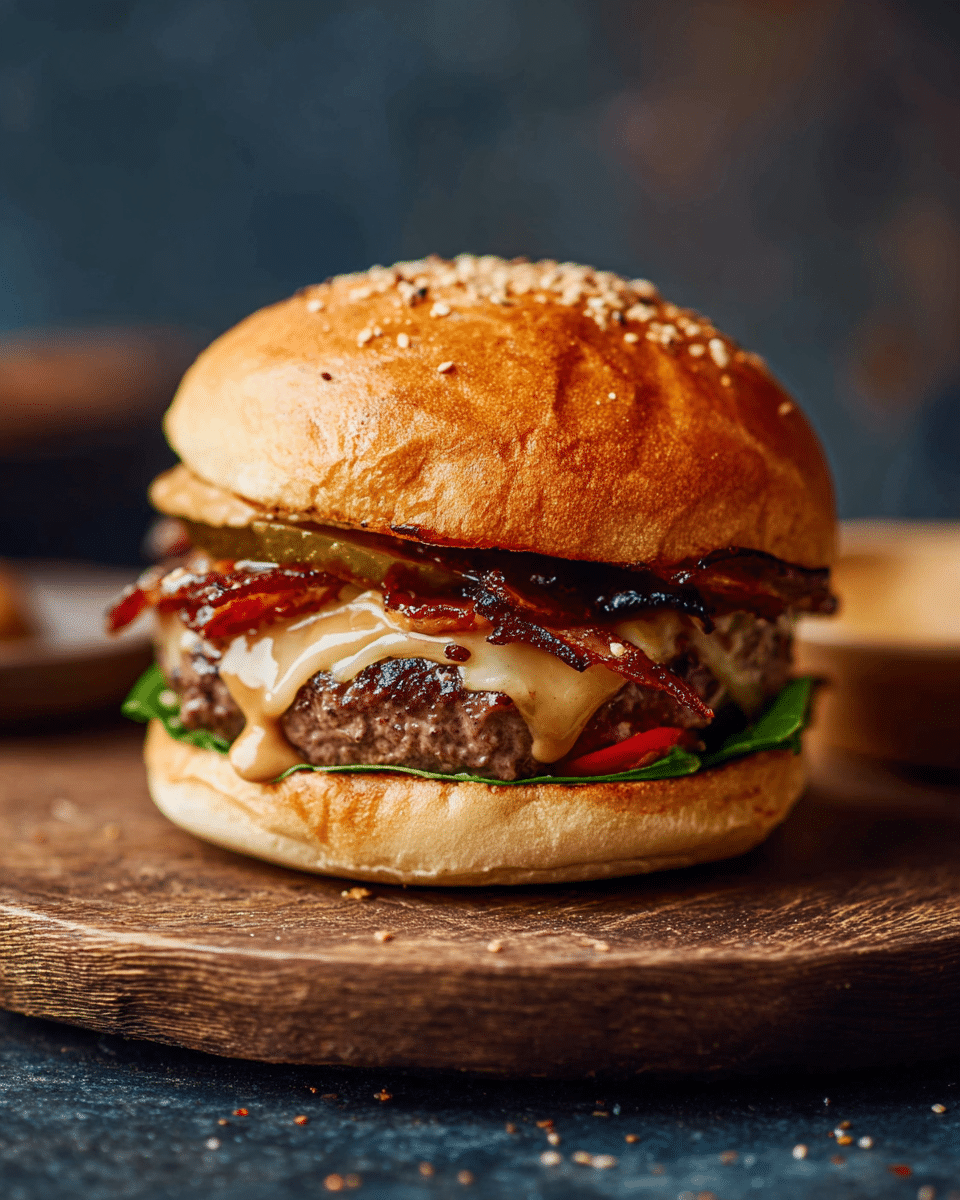 Sweet & Savory Peanut Butter Burgers