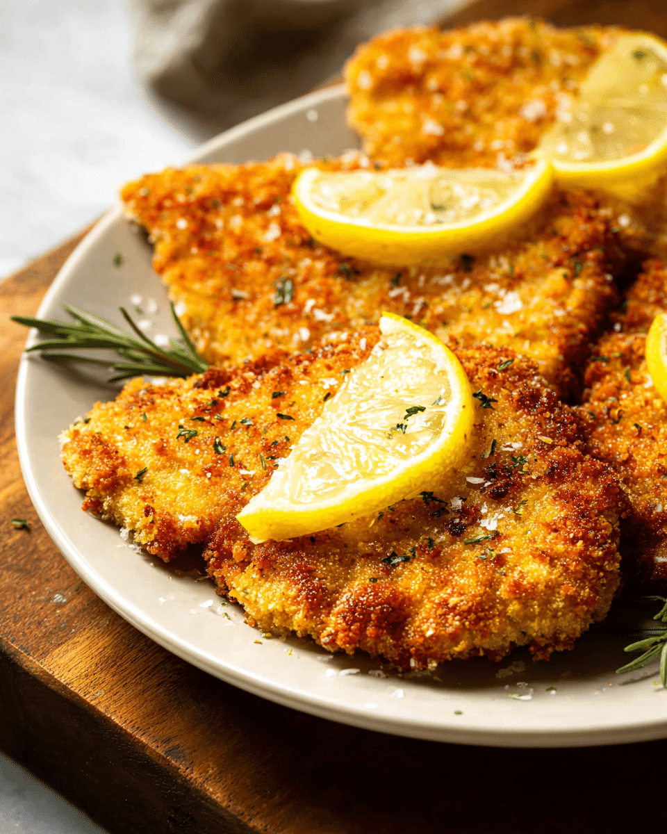 Crispy Golden Chicken Cutlets