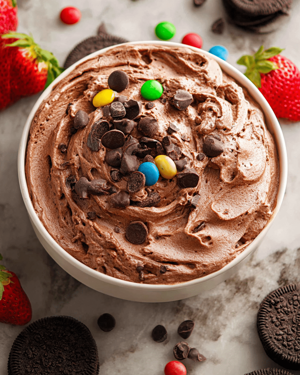 Decadent Brownie Batter Dessert Dip