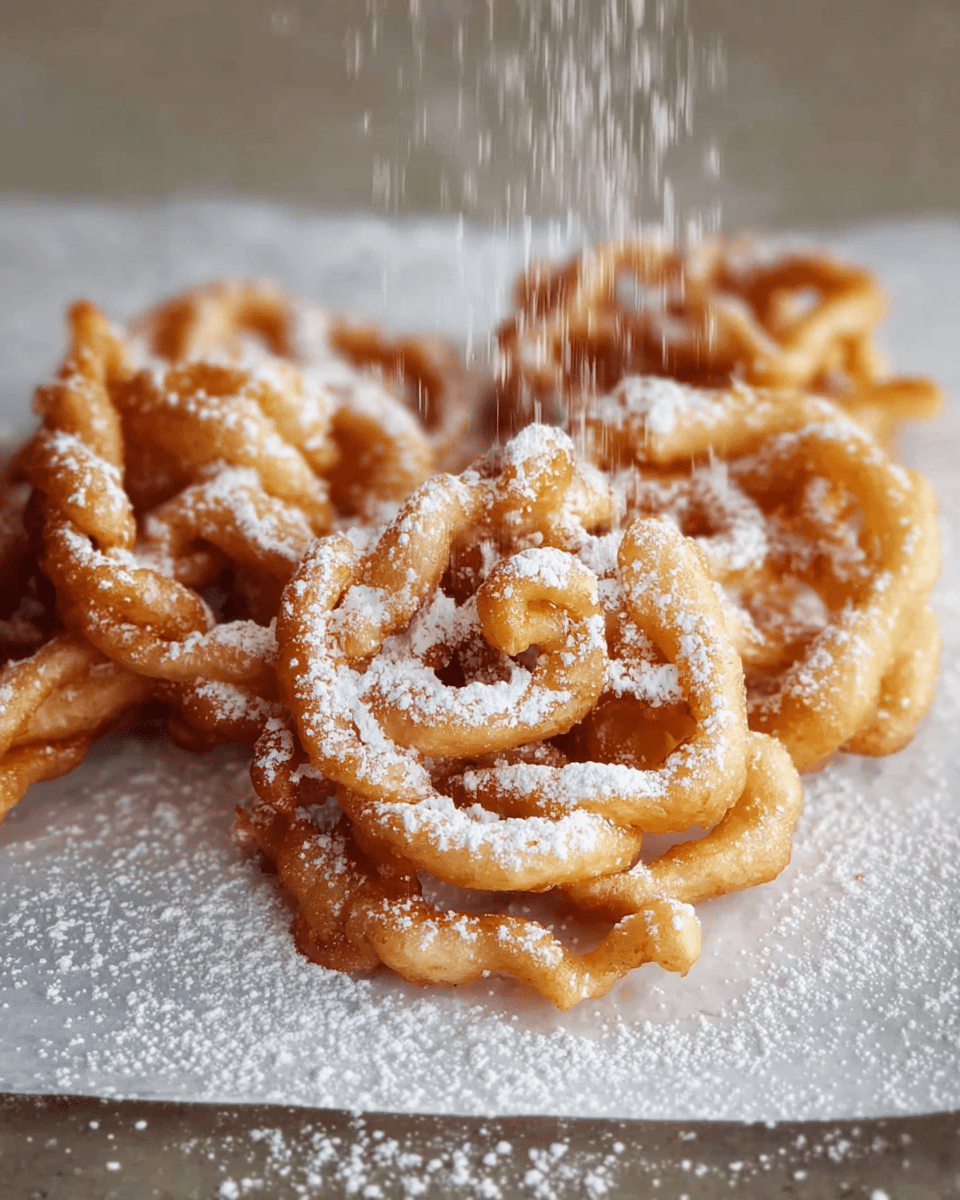 Crispy and Golden Funnel Cake