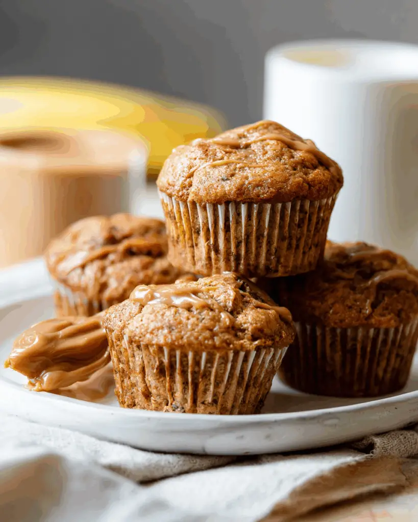 Low-Fat Peanut Butter Banana Muffins