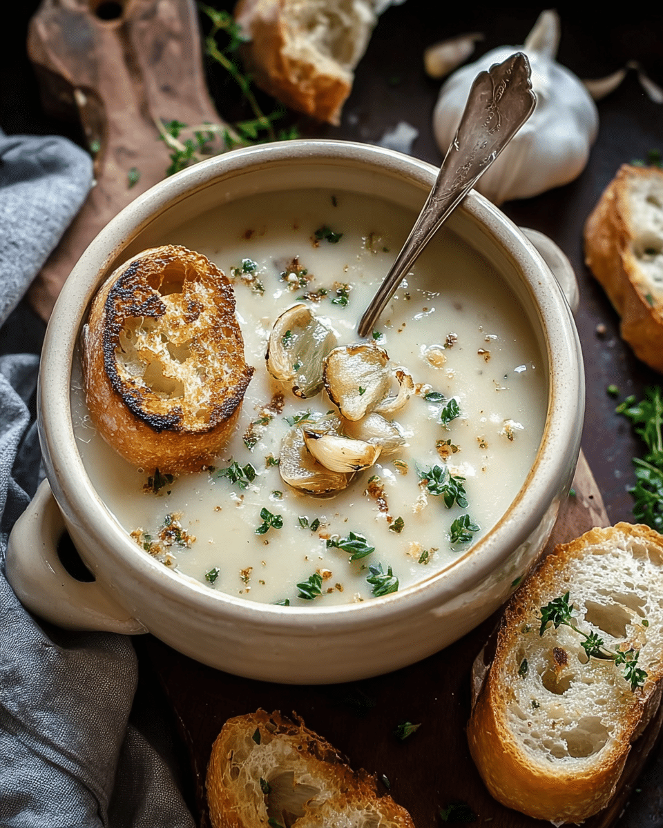 Country French Garlic Soup